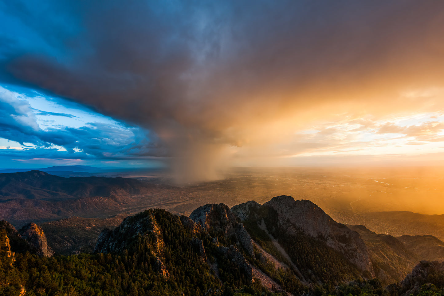 Rainstorm Over Albuquerque